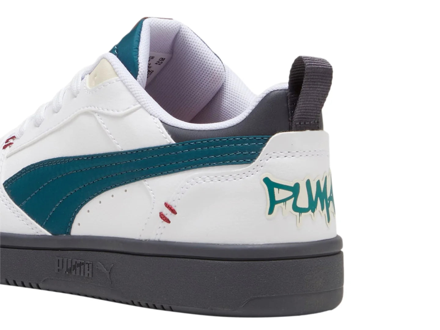 Tenis PUMA Rebound V6 Lo Mid 90s Blanco para Niño