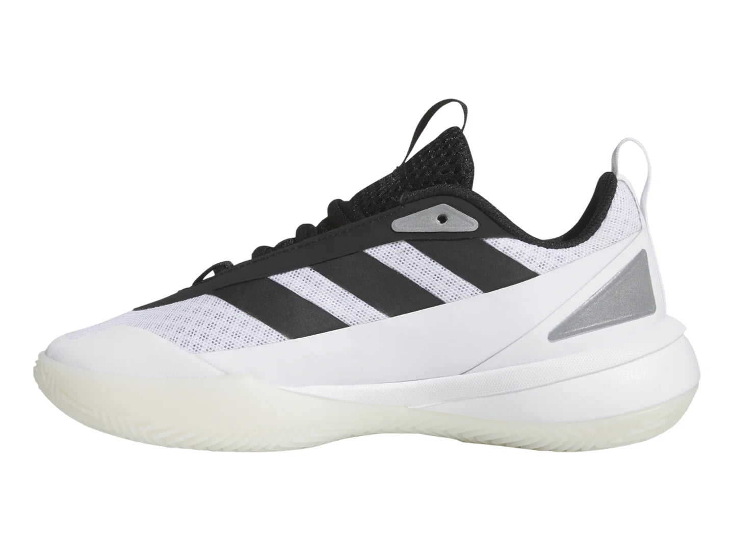 Tenis Adidas Front Court Blancos y Negros para Niño