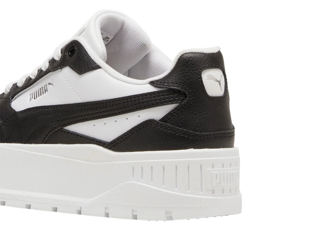 Tenis PUMA Carmen II L Blanco Negro y Plata para Mujer