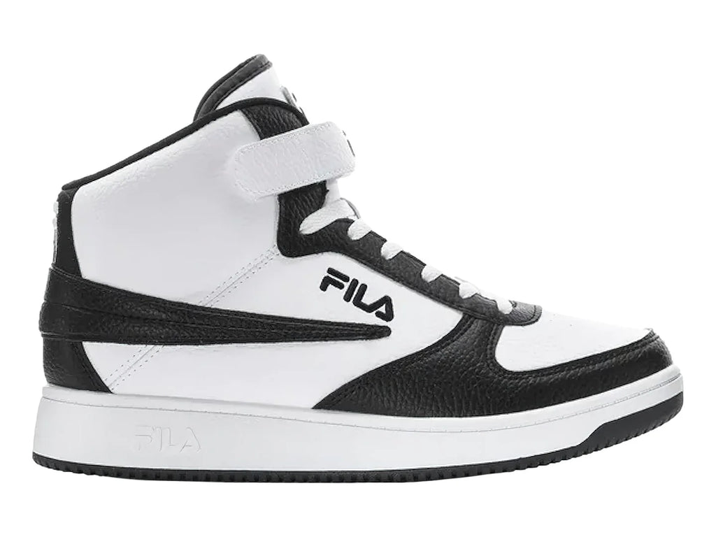 Tenis Fila A High Blanco y Negro para Niño