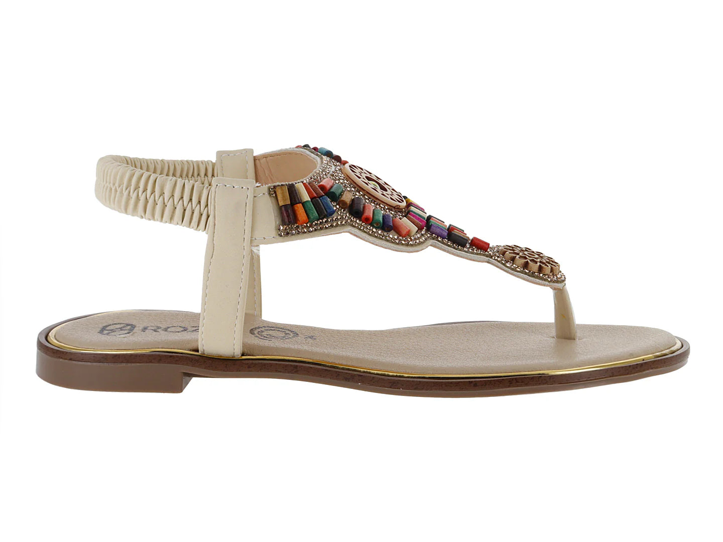 Sandalias Roze Beige para Mujer