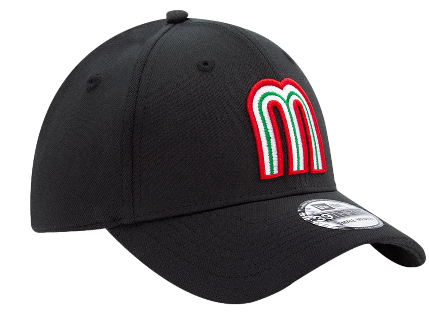 Gorra New Era 39Thirty Mexico Color Negro para Hombre