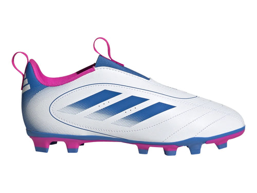 Taquetes Adidas Goletto IX Blanco y Azul para Niño