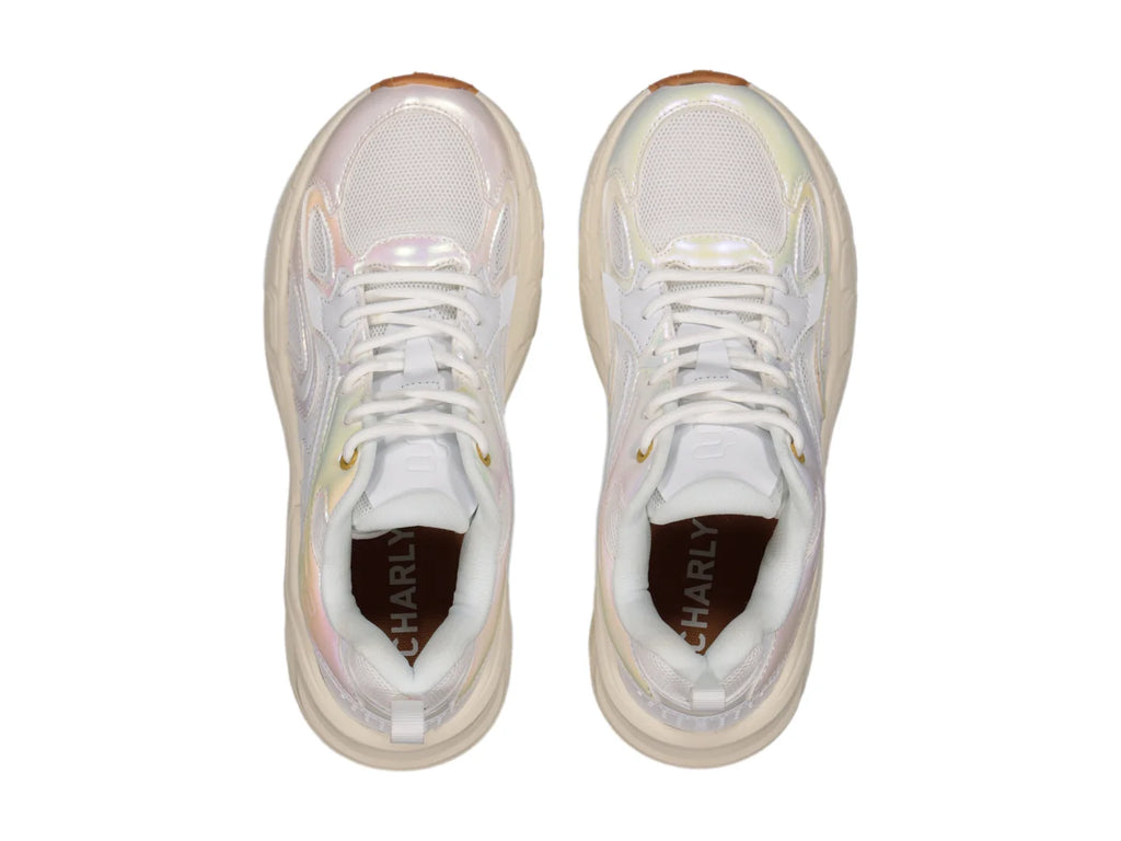 Tenis Charly Fashion Sport Blanco Multicolor para Mujer