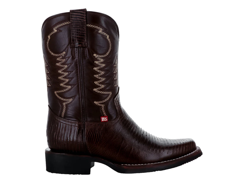 Botas Israel Boots Piel de Lagarto Café para Hombre