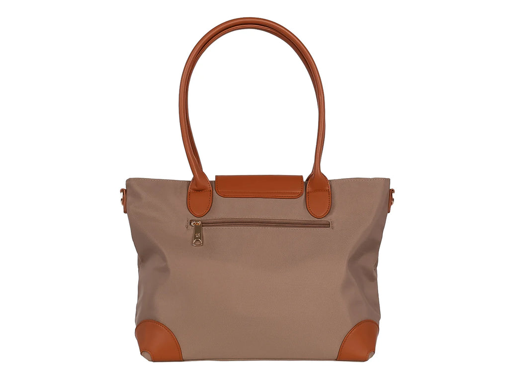 Bolsa de Hombro Unibella Color Café para Mujer