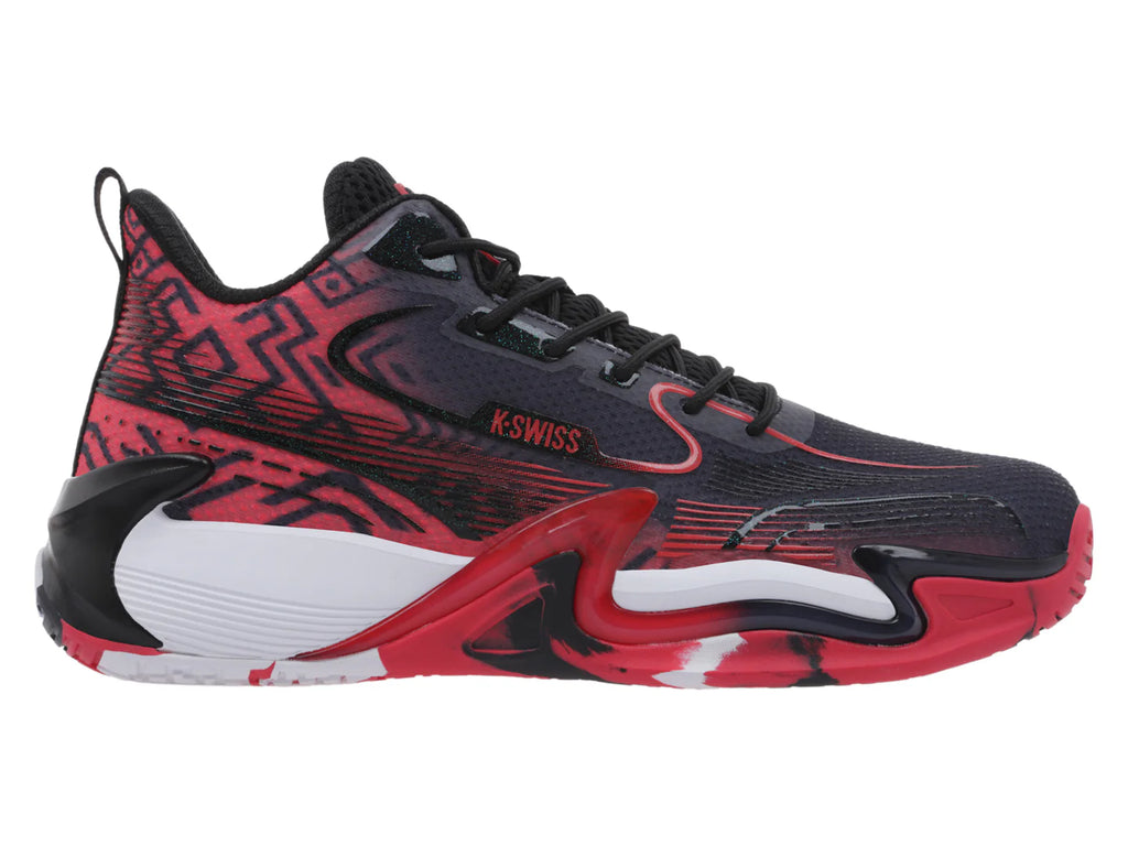 Tenis K SWISS Foxtrot Negro Rojo Blanco para Hombre
