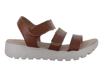 Sandalias Nomadas Napa Italiana Color Tan para Mujer