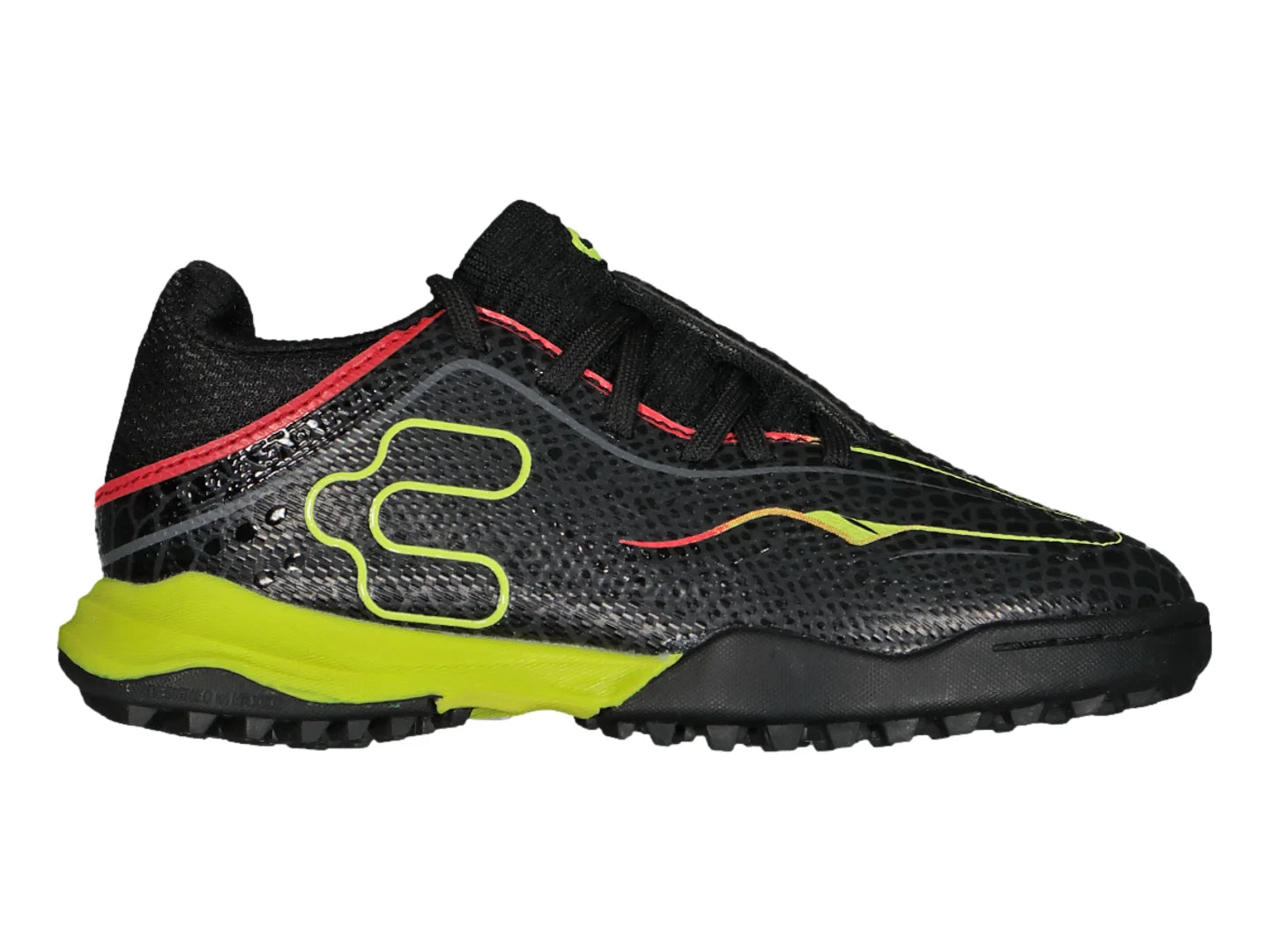 Tenis de Fútbol Charly Turf Negro para Niño