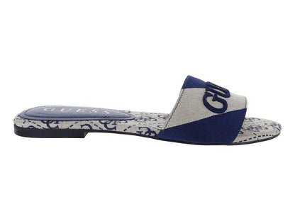 Sandalias Guess Harini Marfil y Azul Marino para Mujer