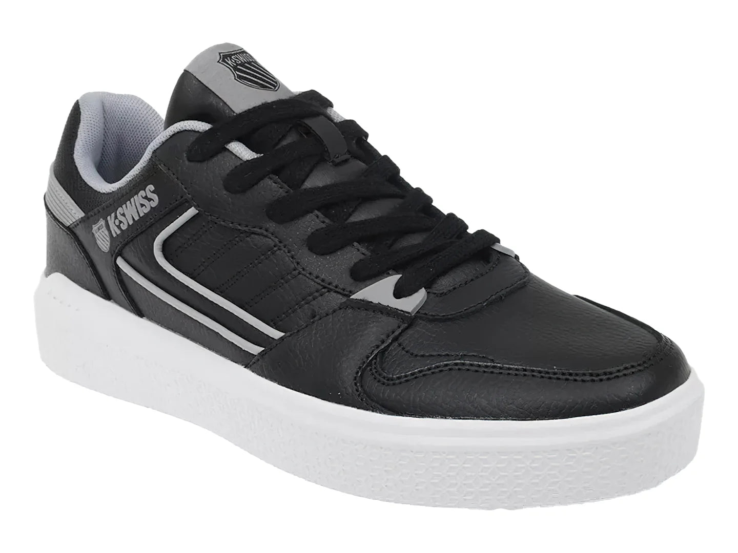 Tenis K SWISS Saros Negro y Gris para Hombre