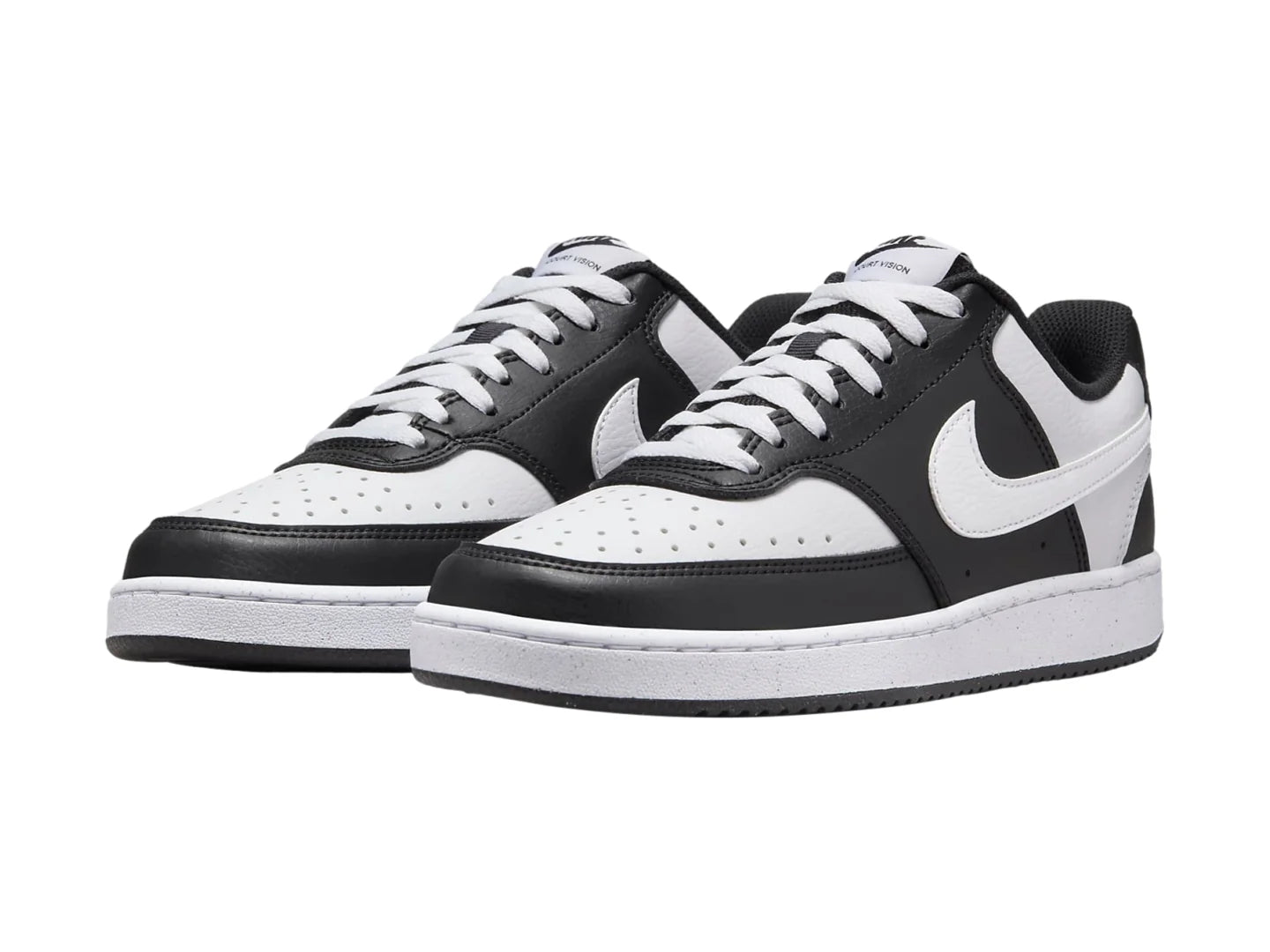 Tenis Nike Court Vision Lo NN Negro y Blanco para Mujer