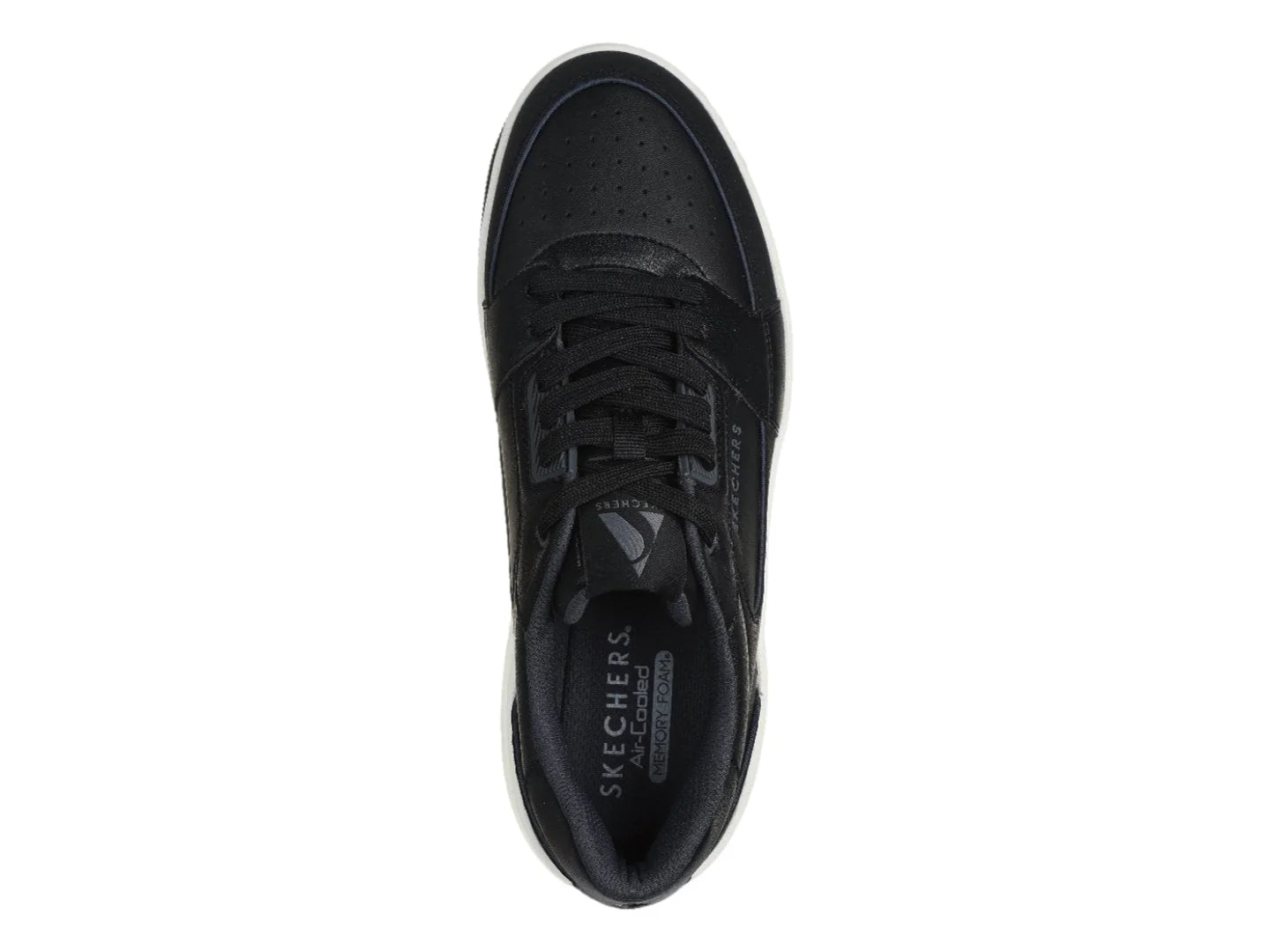Tenis Skechers One Court Negro con Turquesa para Hombre