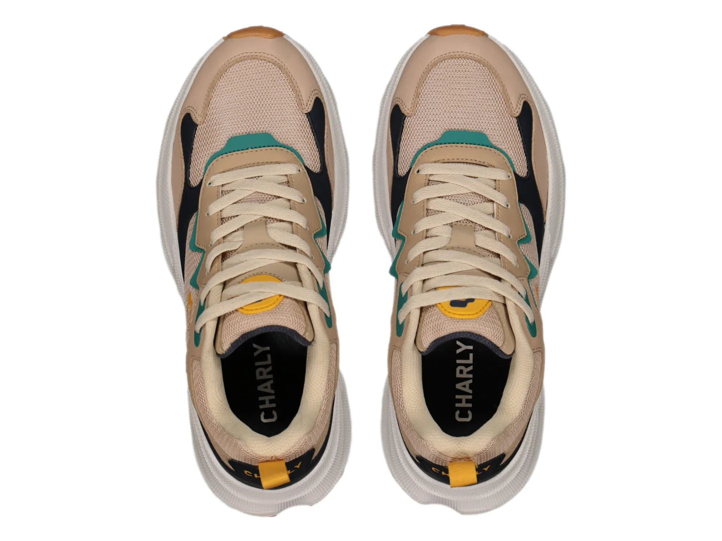 Tenis Charly Beige y Marino para Hombre
