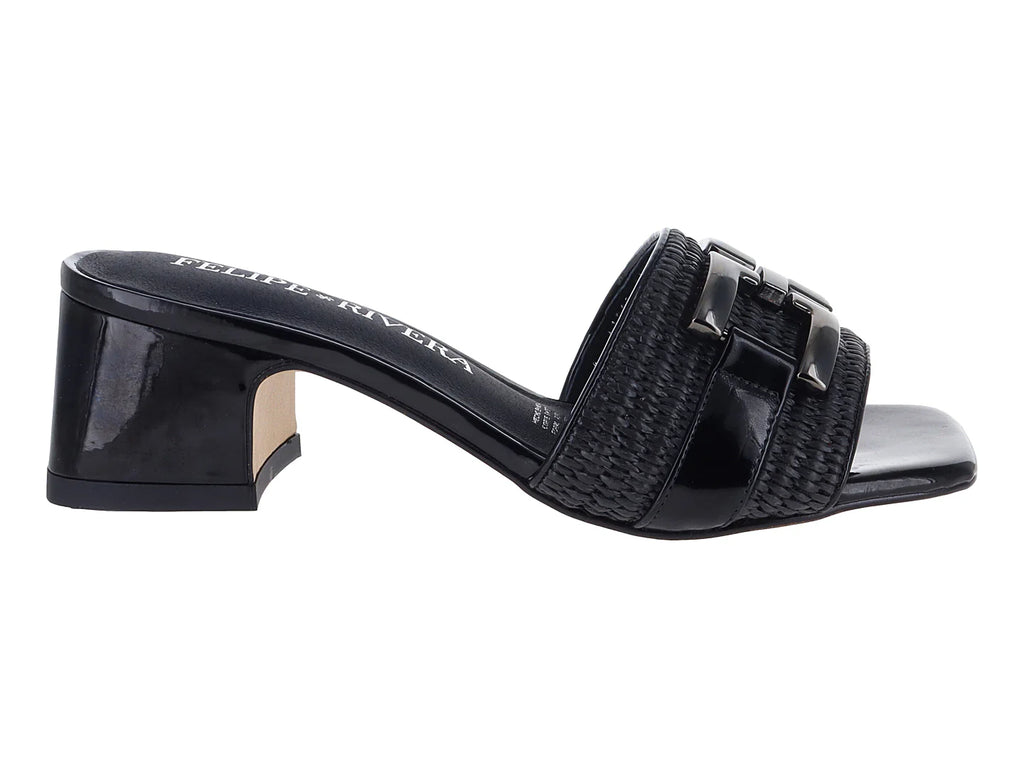 Sandalias Felipe Rivera Negro para Mujer