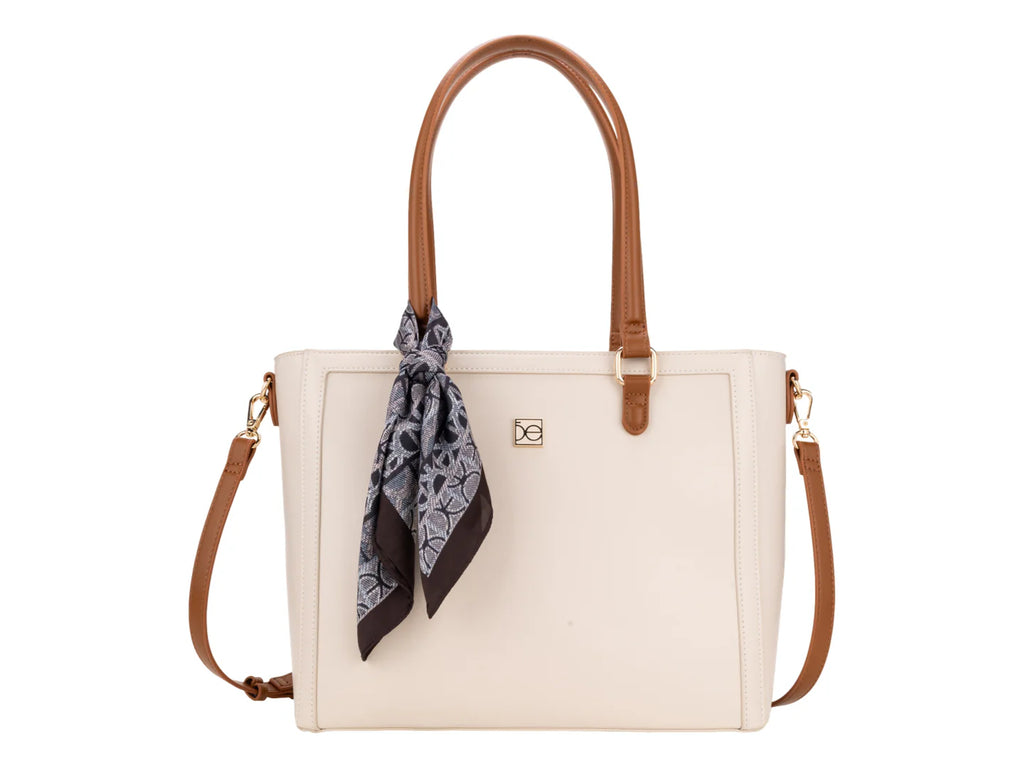 Bolsa de Hombro Cloe Beige para Mujer