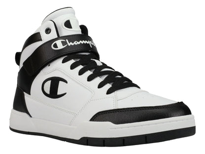 Tenis Champion Arena Power Hi Blanco y Negro para Hombre