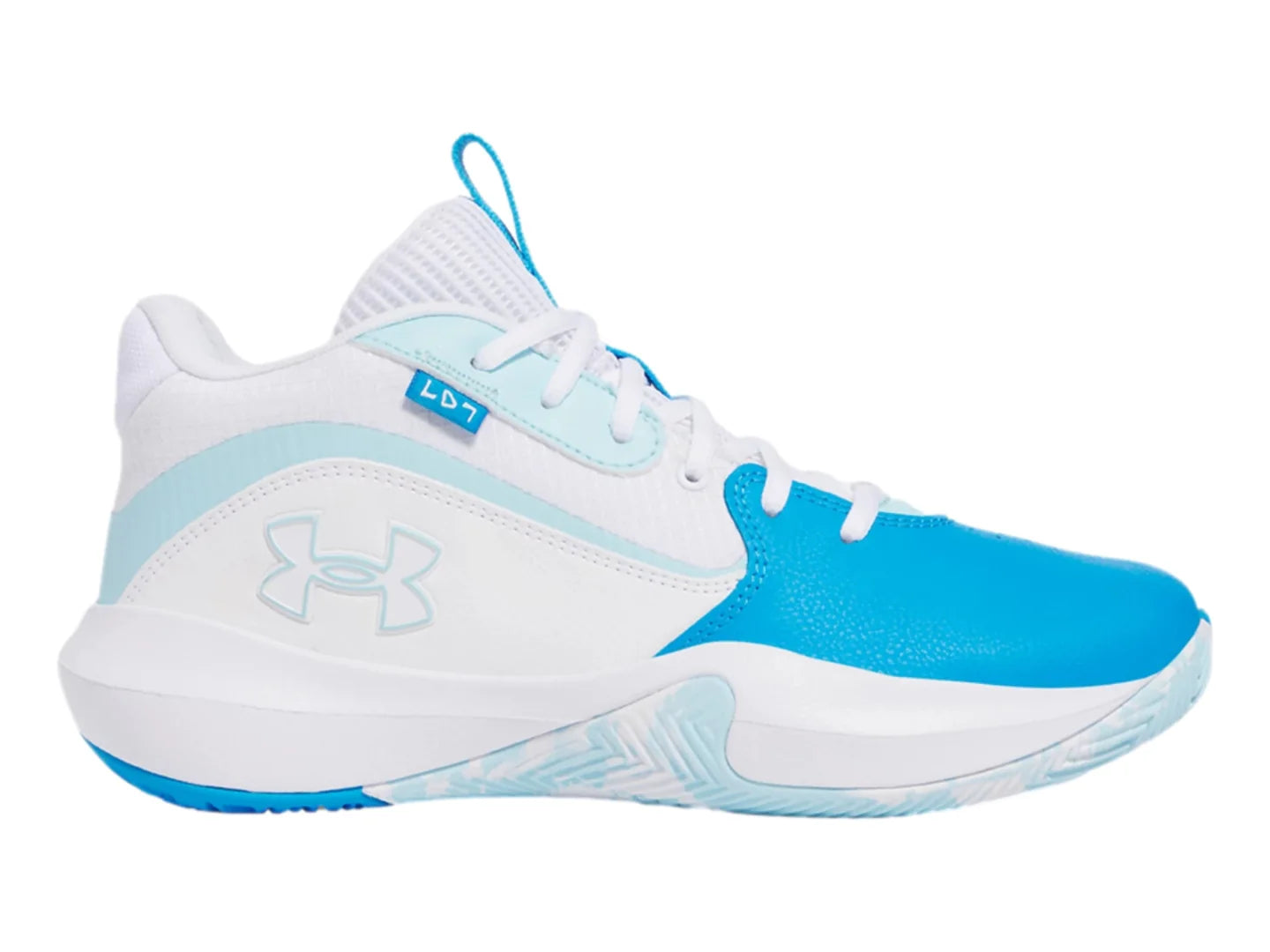 Tenis Under Armour Lockdown 7 Blanco y Azul para Hombre