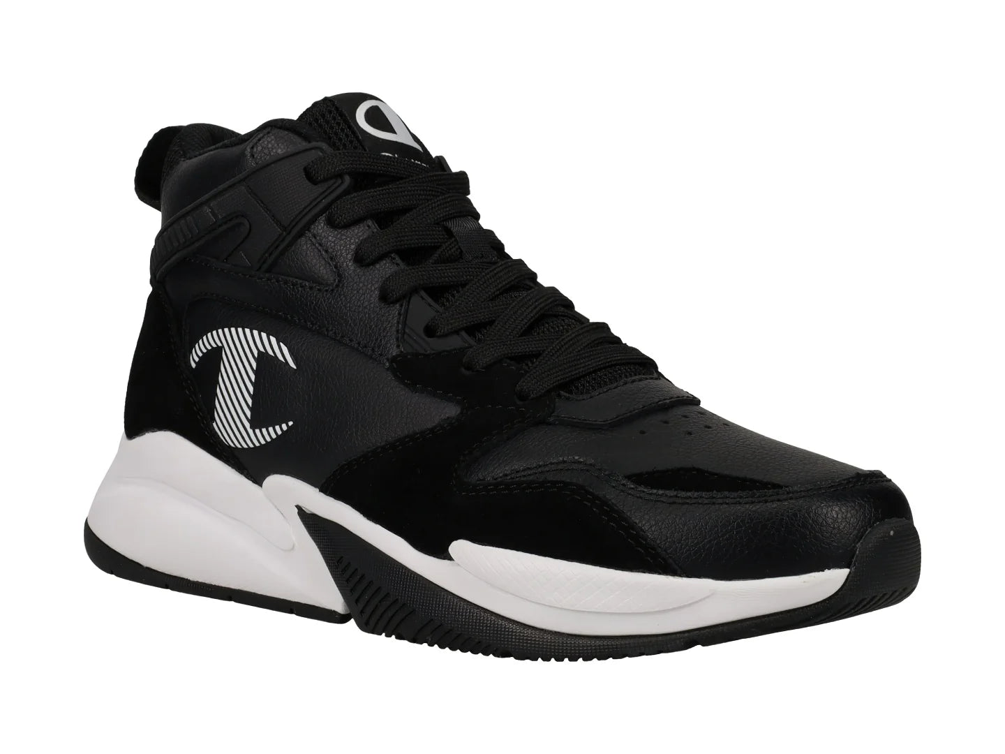 Tenis Champion Assist Hi Negro con Blanco para Hombre