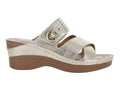 Sandalias Confort Mas Descanso Color Oro para Mujer