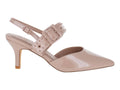 Zapatillas Perugia Beige de Charol para Mujer