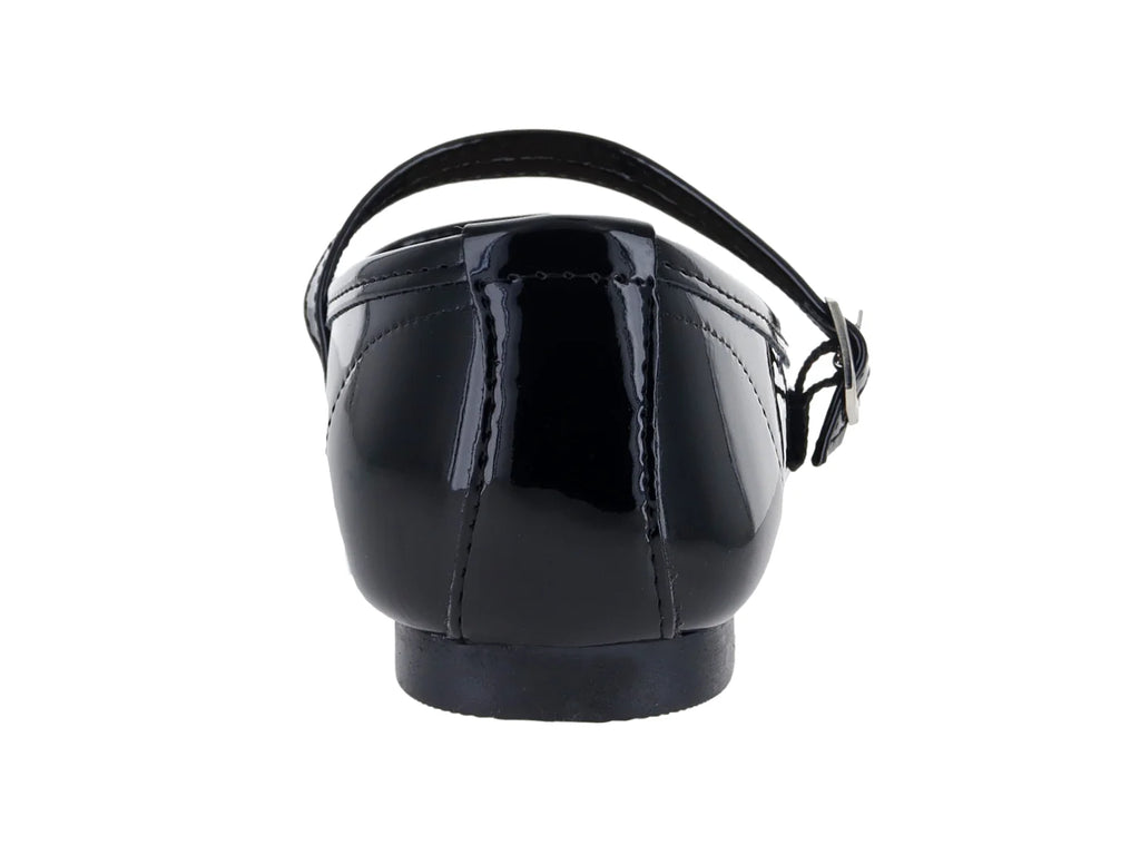 Ballerinas ROZE de Charol Negro para Mujer