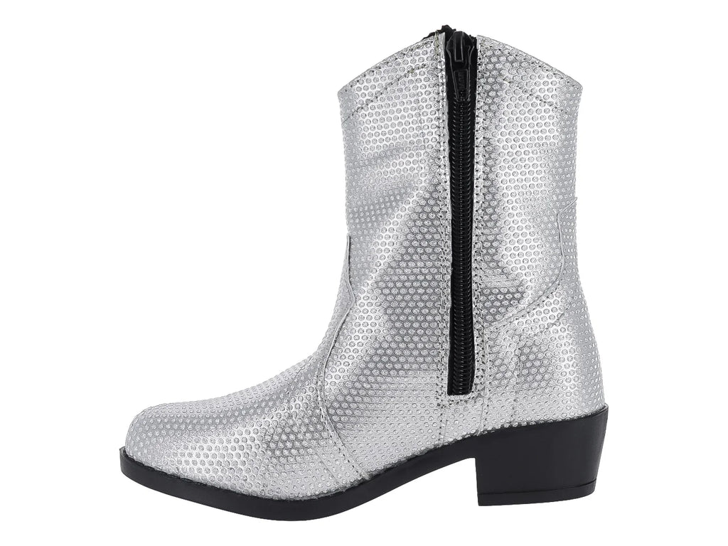 Botas Vaqueras Miroslava Plata para Niña