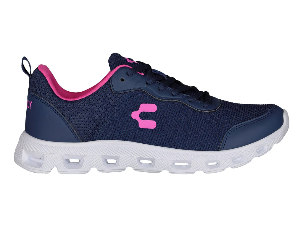 Tenis Charly Azul Marino y Fucsia para Mujer