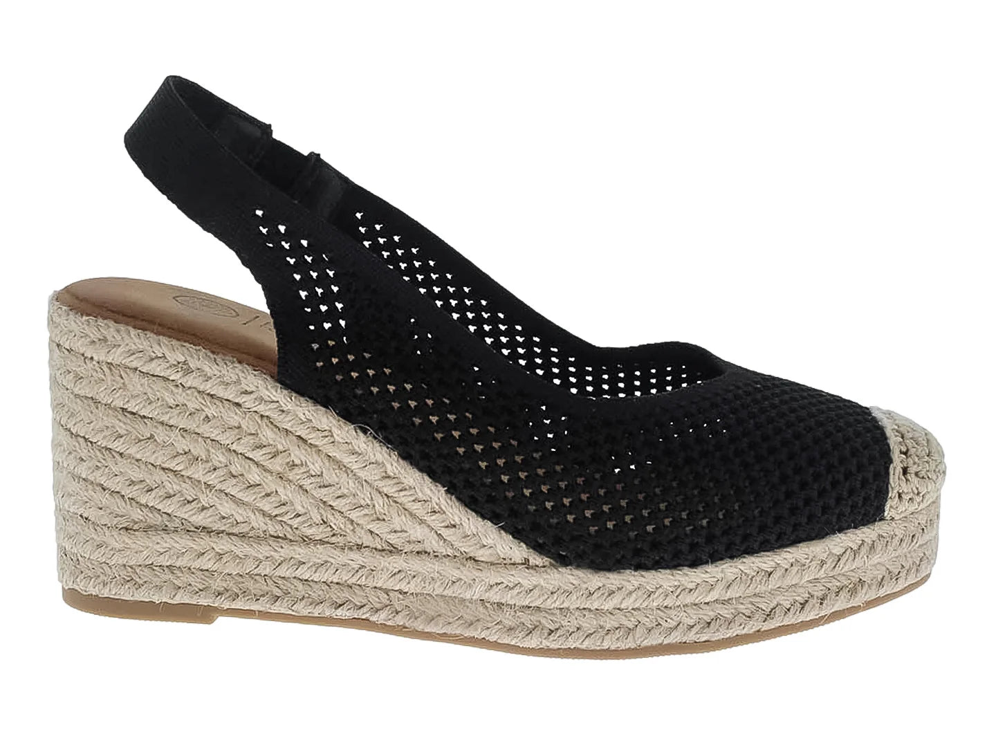 Sandalias Alpargatas Furor Negro para Mujer
