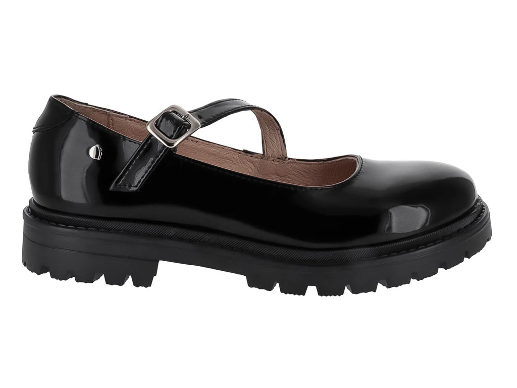 Zapatos Elefante de Charol Negro para Niña