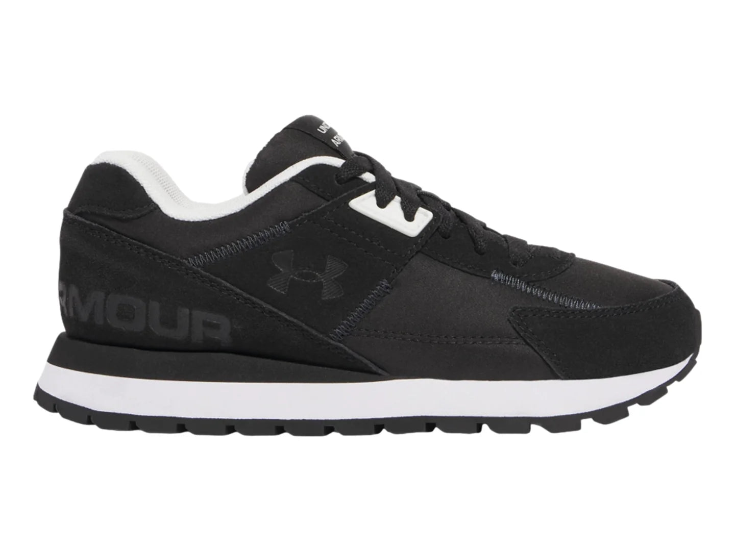 Tenis Under Armour GS Essential Runner Negro para Niño