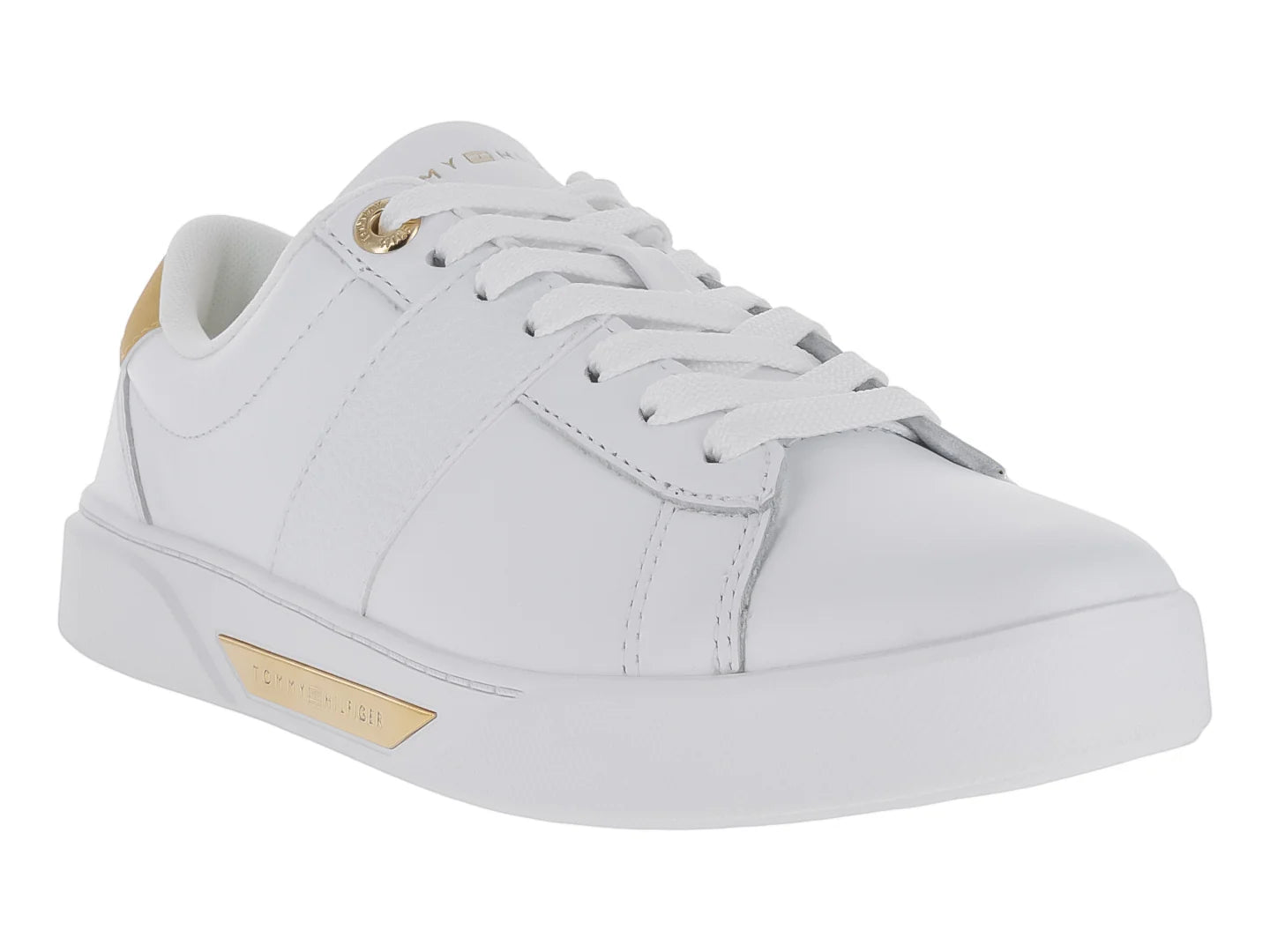 Tenis Tommy Hilfiger Chic Panel Court Blancos para Mujer