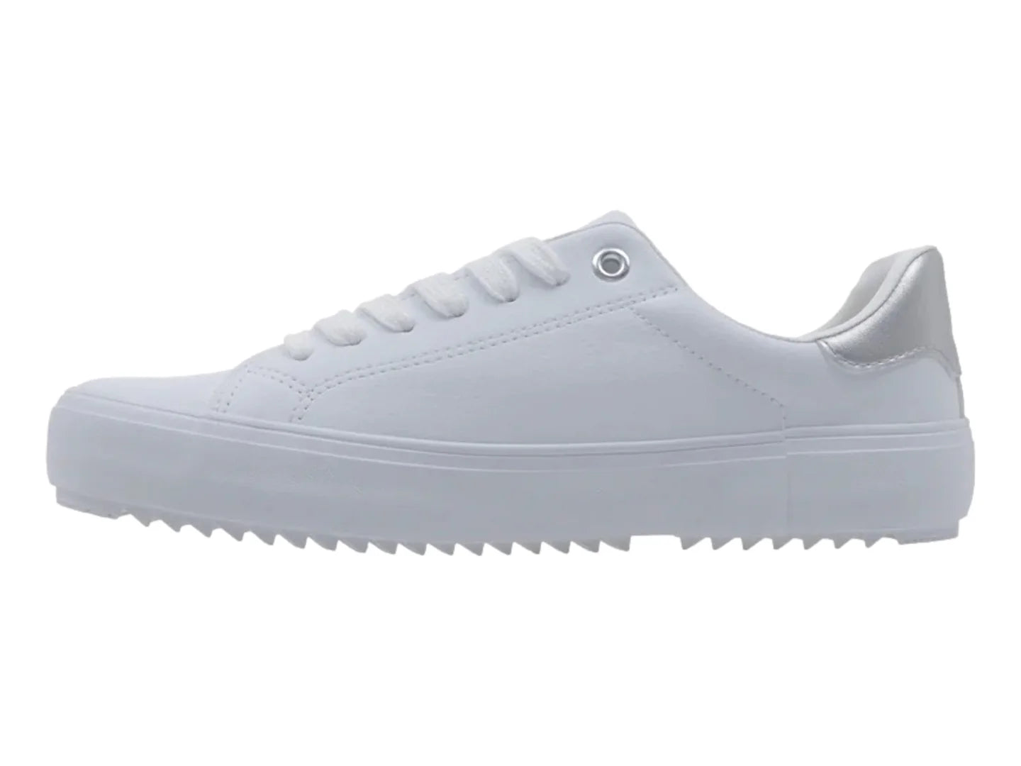 Tenis K Swiss Ariana Blanco y Plata para Mujer