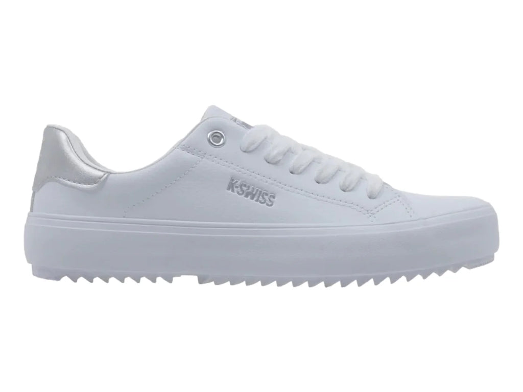 Tenis K Swiss Ariana Blanco y Plata para Mujer