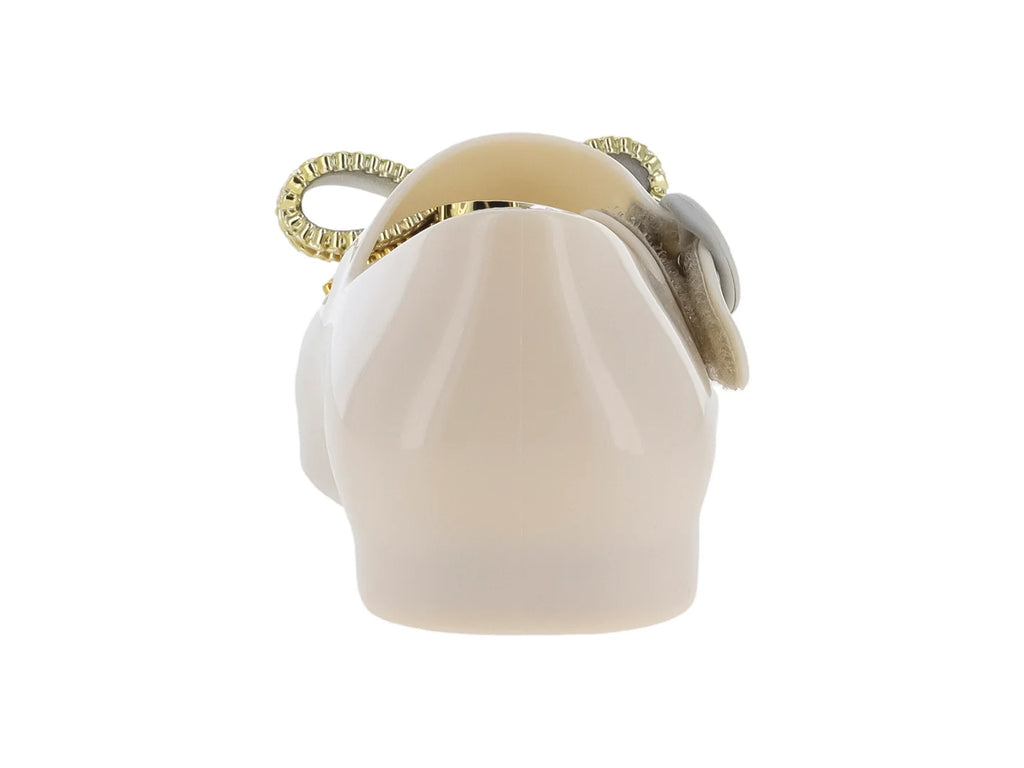 Zapatos Mary Jane Mini Melissa Beige y Oro para Niña