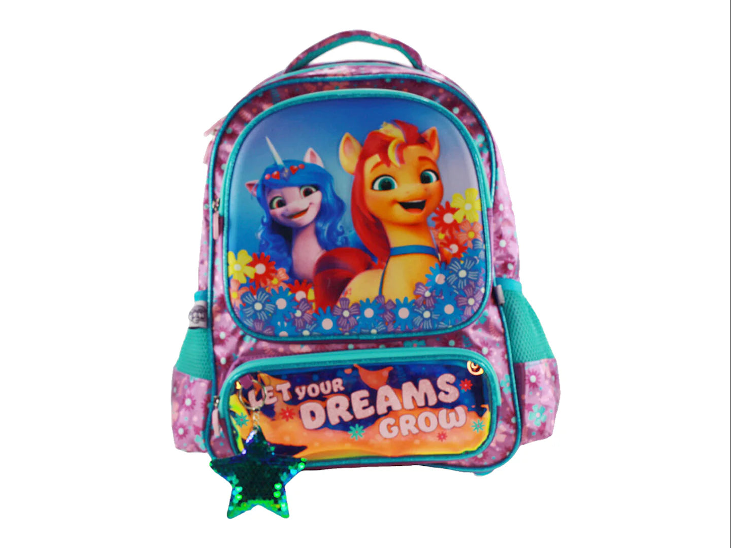 Mochila Escolar Fotorama My Little Pony Lila y Azul para Niña