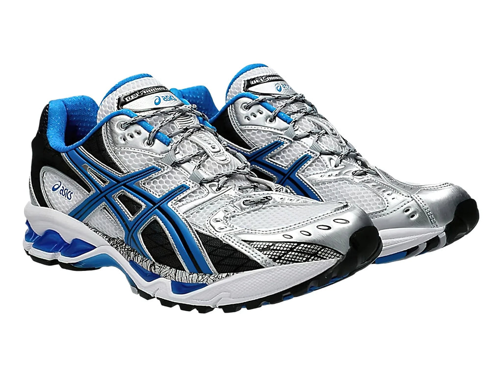 Tenis ASICS Gel Nimbus 101 Blanco y Azul para Hombre