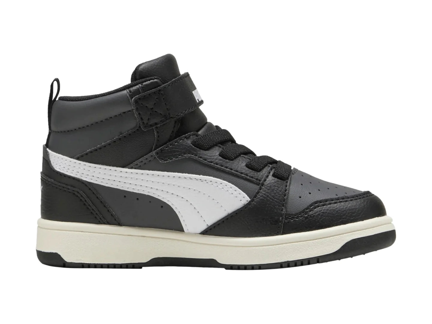 Tenis PUMA Rebound V6 Mid Negro para Niño