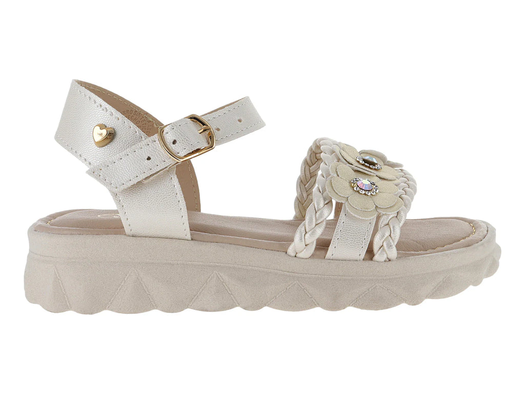 Sandalias Roze Color Palomitas para Niña