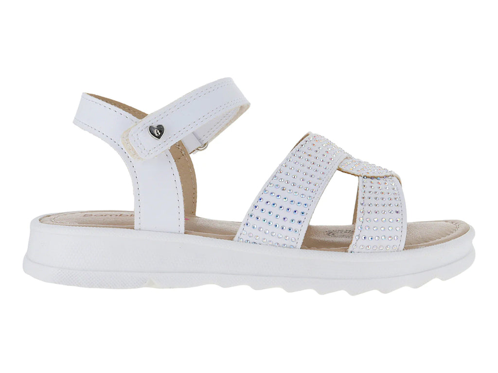 Sandalias Teen Bambino Blancas para Niña
