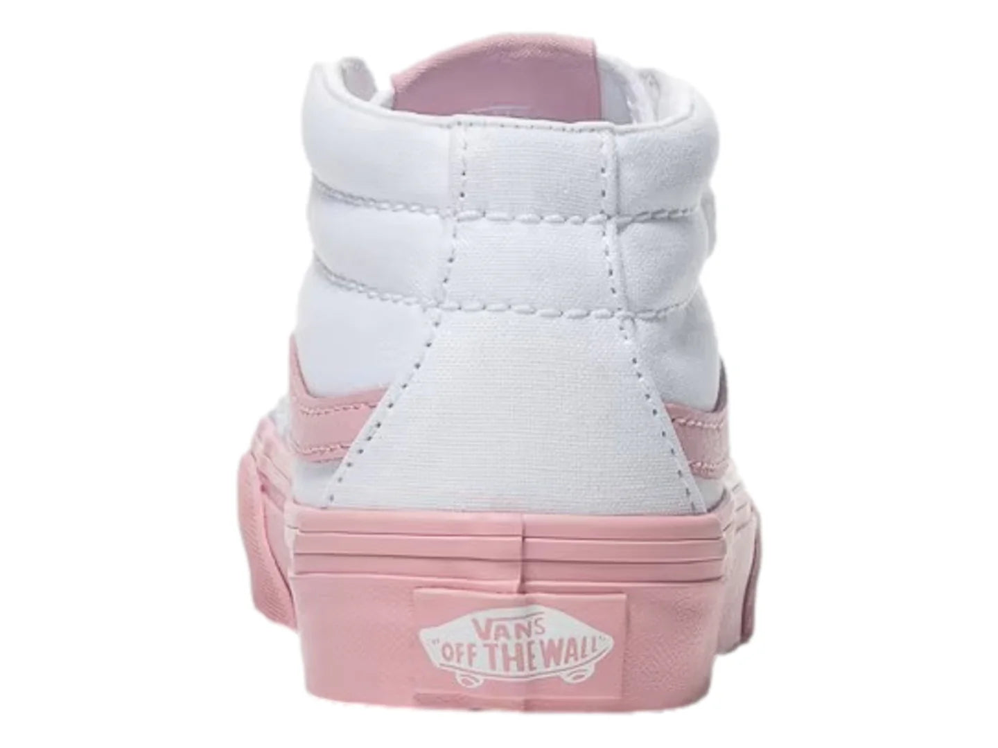 Tenis Vans Sk8 Mid Reissue V Rosa y Blanco para Niña