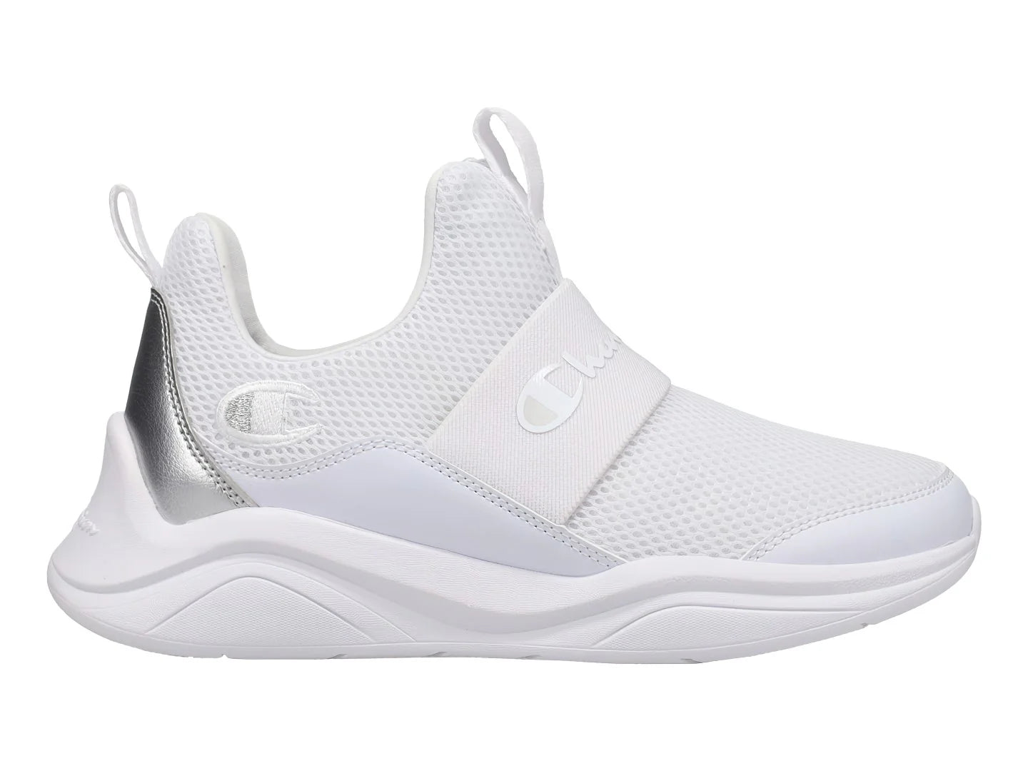 Tenis Champion Legend Lo Blanco y Plata para Mujer