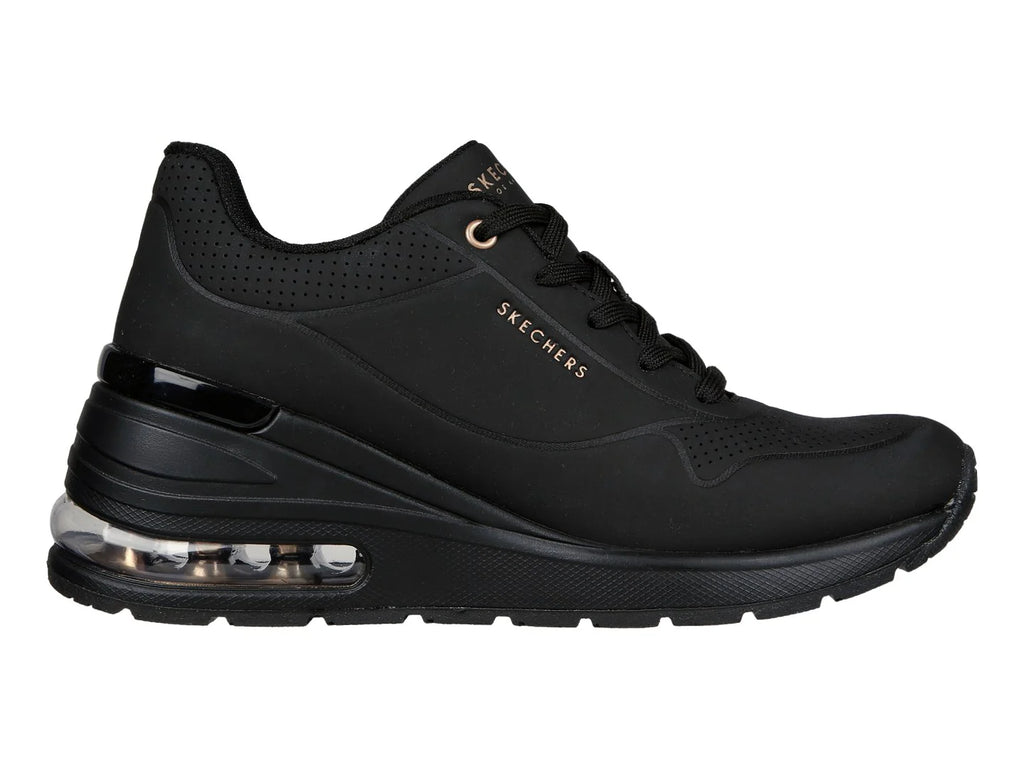 Tenis Skechers Million Air One Negros para Mujer