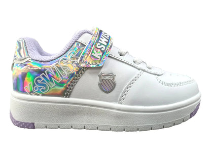 Tenis K SWISS Blanco Iridiscente para Niña