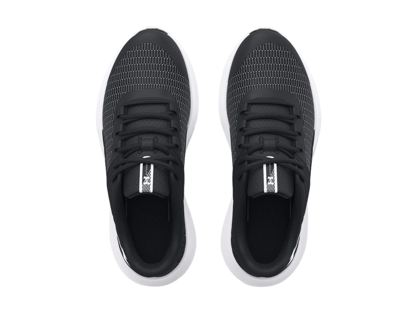 Tenis Under Armour UA Outhustle Negro y Blanco para Niño
