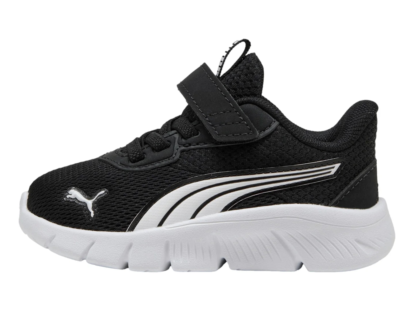 Tenis PUMA FlexFocus Modern AC Negro y Blanco para Niño