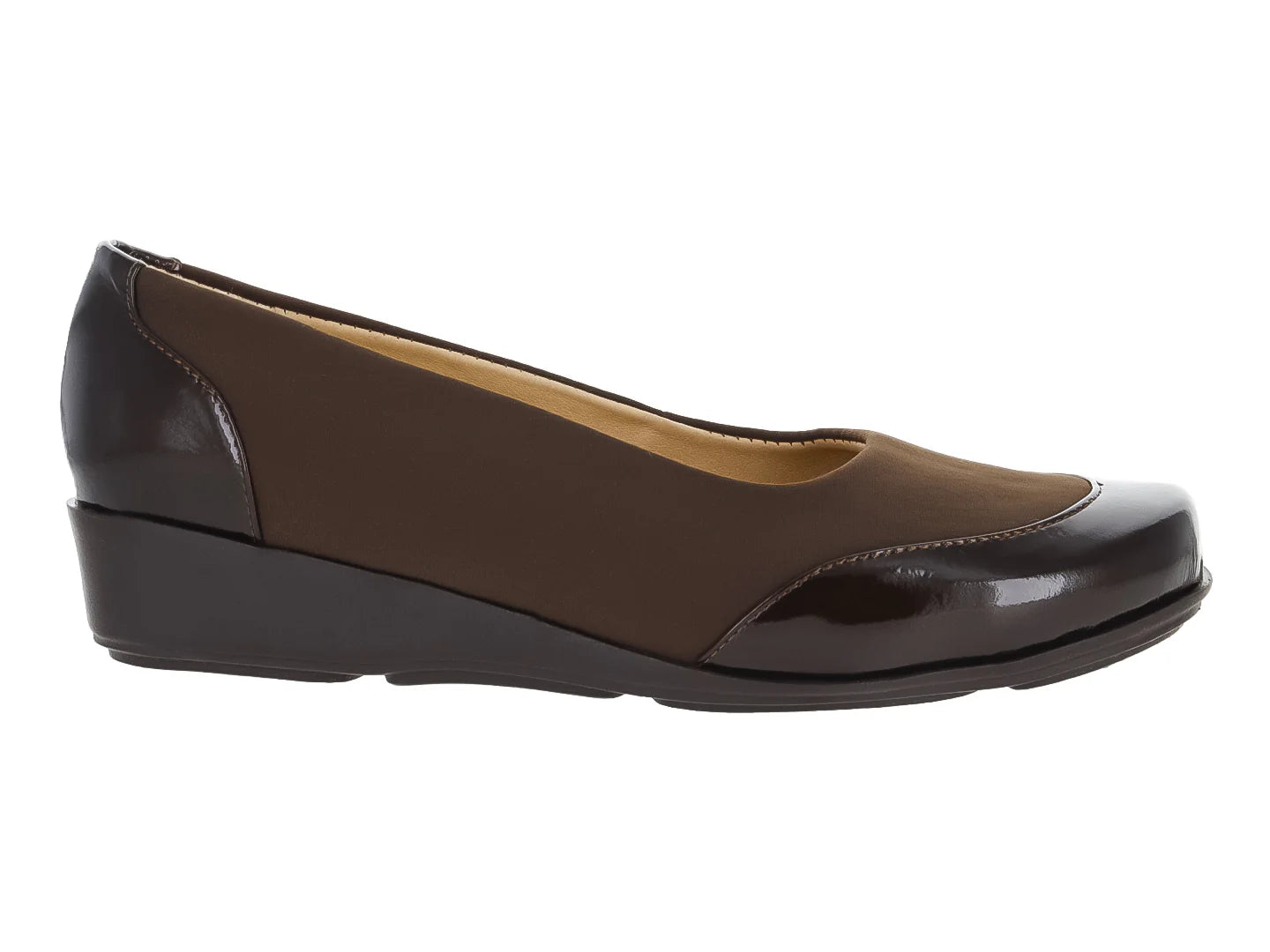 Zapatos Planos Capricho Color Café para Mujer