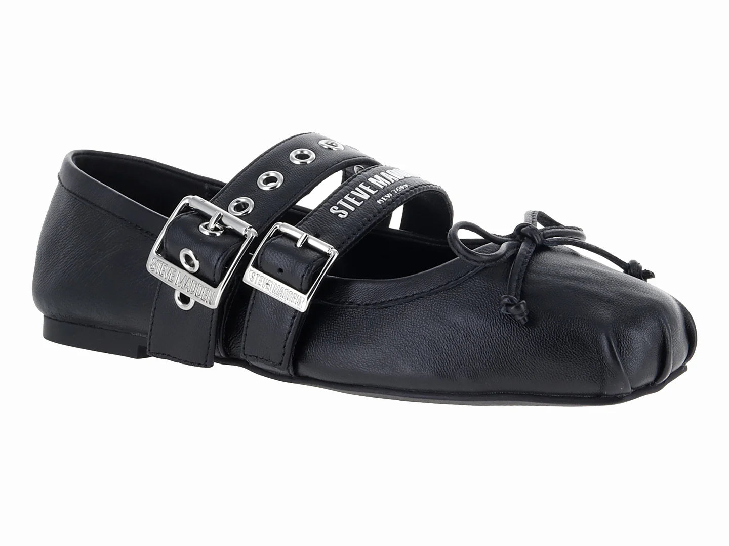 Zapatos Planos Steve Madden Negro para Mujer