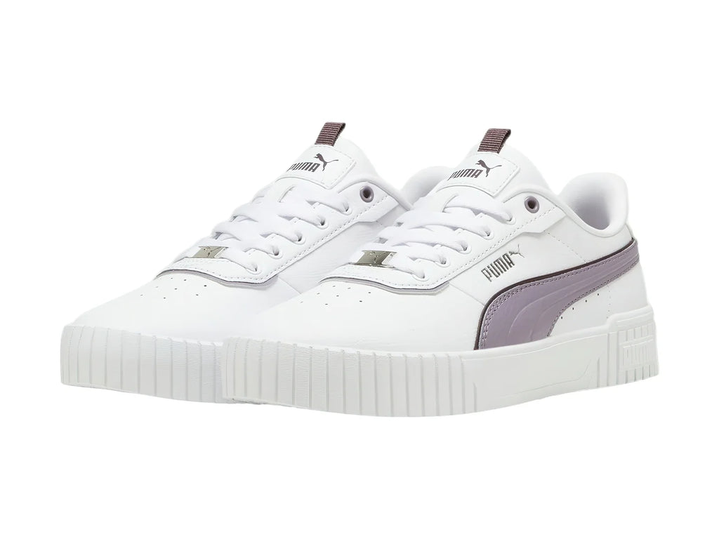 Tenis PUMA Carina 20 Lux Blanco y Morado para Mujer