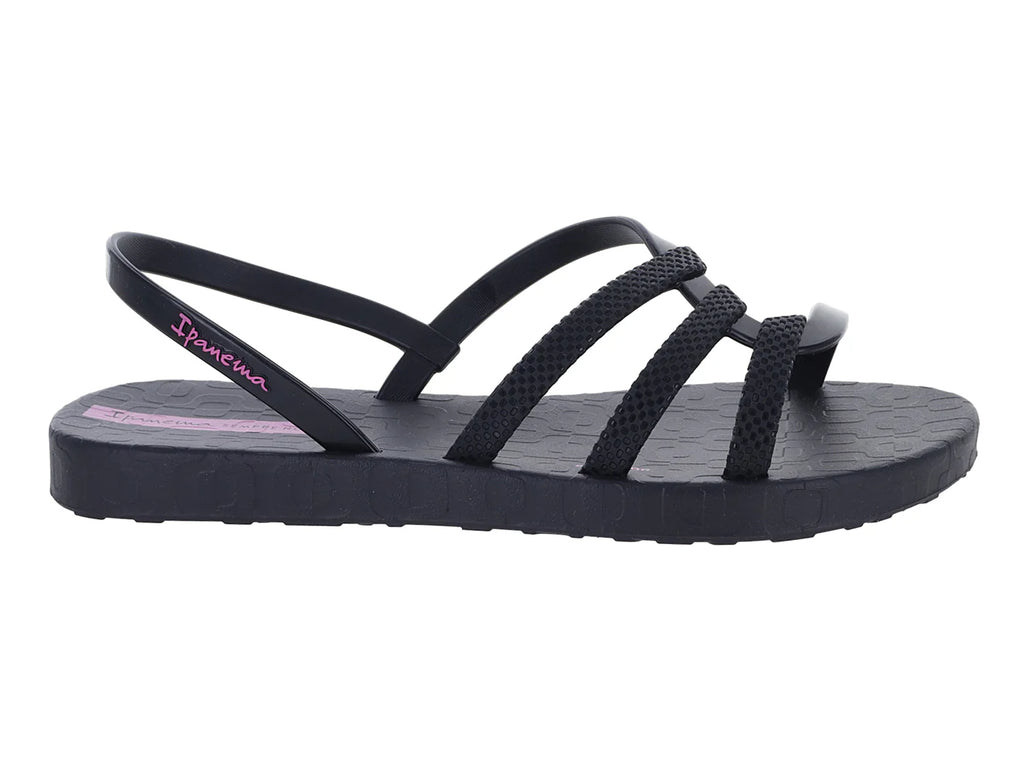 Sandalias Ipanema Negro Lila para Niña
